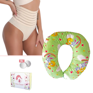 Комплект стягащо и оформящо бельо + възглавница за кърмене