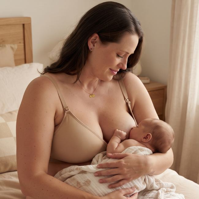 Mayka kurmi bebe s bezsheben sutien za kurmene – lesno i udobno Mayka kurmi bebe s bezsheben sutien za kurmene – lesno i udobno